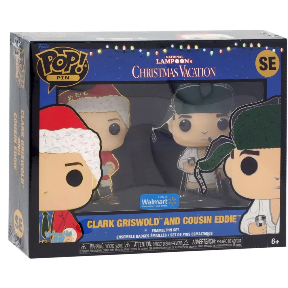 Funko POP! Christmas Vacation Clark Griswold & Cousin Eddie Exclusive Pin Set